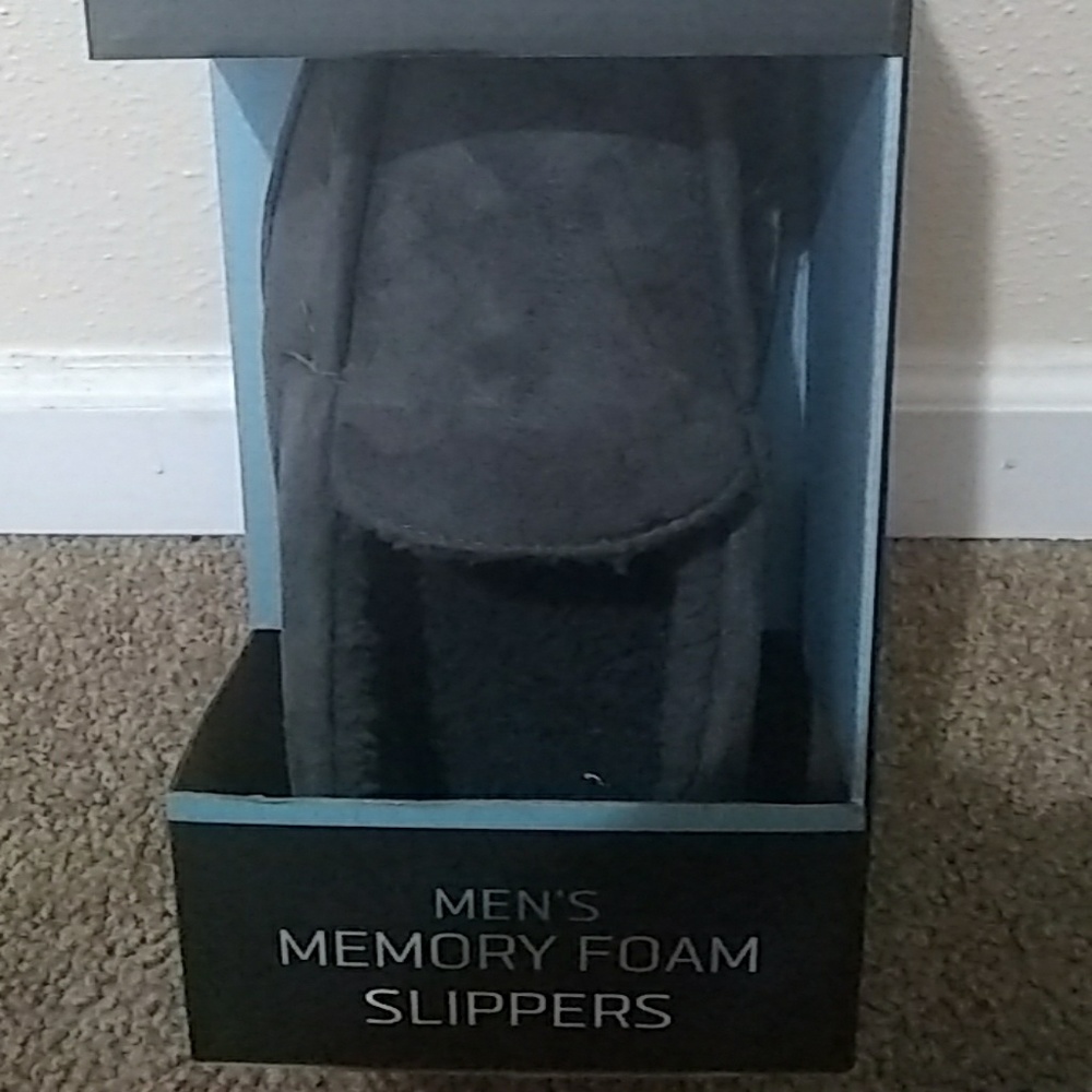 Sharper Image Memory Foam Slippers